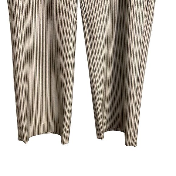 Banana Republic Wide Legged Cropped Sailor Pants White Navy Size 2 - Picture 4 of 10